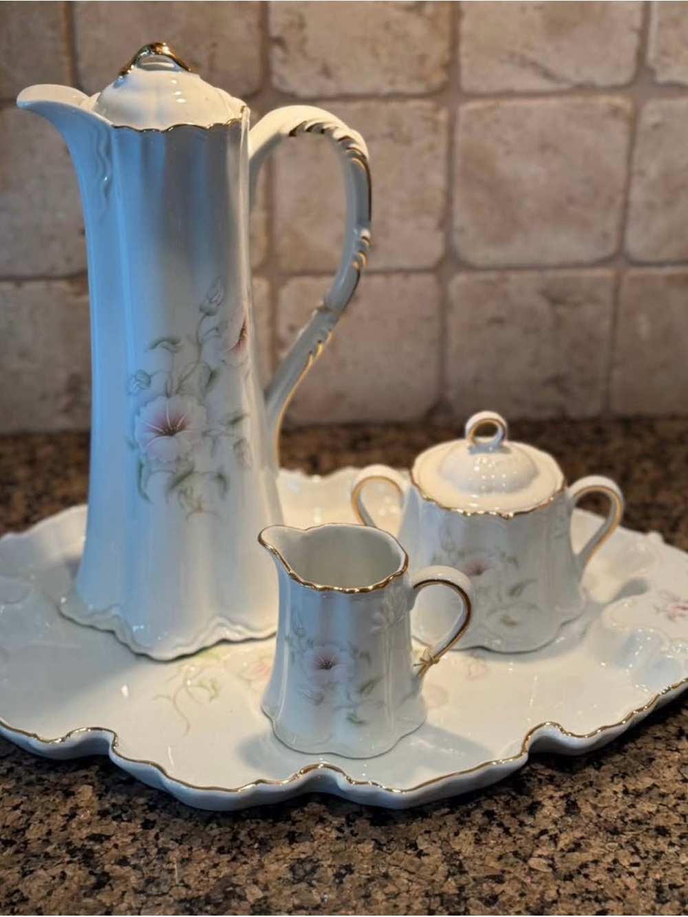 Haviland Limoges Chocolate Set